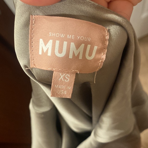 Jasmine Maxi Halter Dress in Green Moss Luxe Satin - Picture 10 of 11